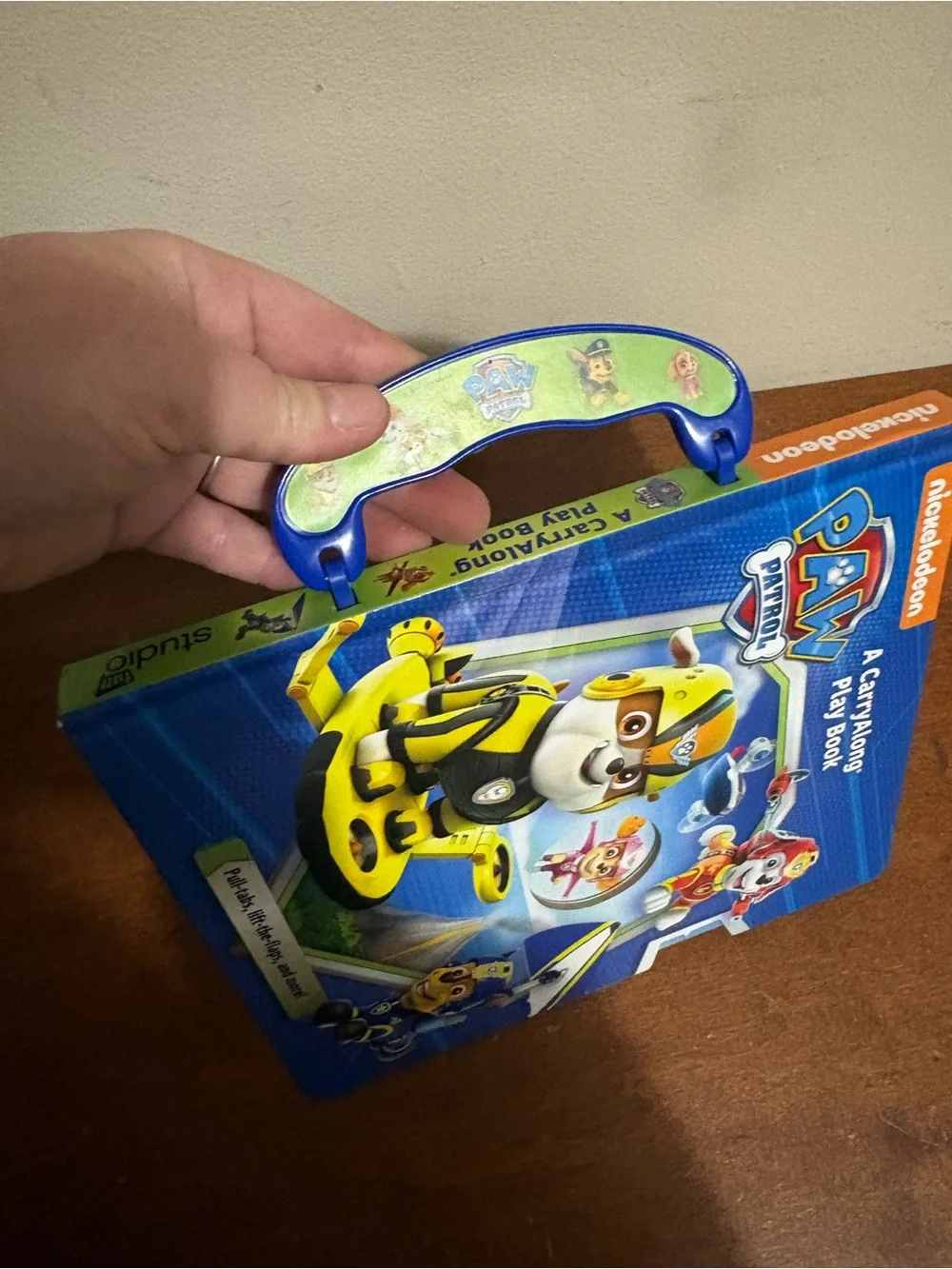 PAW Patrol CarryAlong Play Book - Blue, Yellow, Red